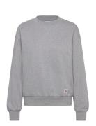 A- Ls Badge Logo Terry Crew Nk Tops Sweat-shirts & Hoodies Sweat-shirt...