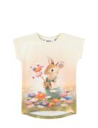 Ragnhilde Tops T-shirts Short-sleeved Beige Molo