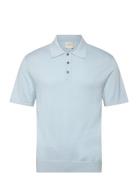 Ss Supima Cotton Polo 14Gg Tops Polos Short-sleeved Blue Calvin Klein