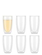 Pavina Home Tableware Glass Drinking Glass Silver Bodum