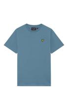 Plain T-Shirt Tops T-shirts Short-sleeved Blue Lyle & Scott