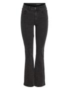 Nmmandy Nw Flared Jeans Vi510Bl Bottoms Jeans Flares Black NOISY MAY