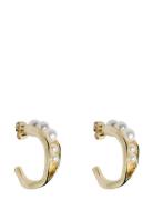 Pcjasmin Earrings Bundle Accessories Jewellery Earrings Hoops Gold Pie...