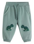 Trousers Dino Knee Bottoms Sweatpants Green Lindex