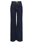 Onlhope Hw Wide Dnm Mae1288 Bottoms Jeans Wide Navy ONLY
