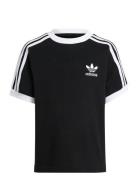 3Stripes Tee Tops T-shirts Short-sleeved Black Adidas Originals