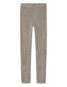 Nkfwang Wool Needle Legging Solid Bottoms Leggings Beige Name It