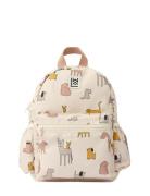 Andreas Backpack Accessories Bags Backpacks Beige Liewood