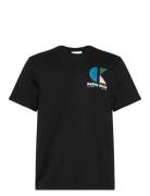 Ss 20S Ck Bauhaus Logo Graphic T Tops T-shirts Short-sleeved Black Cal...