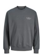 Jprblachad Branding Sweat Crew Nec Jnr Tops Sweat-shirts & Hoodies Swe...