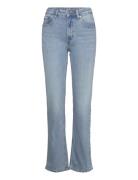 High Rise Straight Nassau Bottoms Jeans Straight-regular Blue Calvin K...