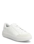 Rtg Leather/Suede Sneakers Matalavartiset Sneakerit Tennarit White Fit...