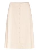 Slfgulia Hw Short Skirt D Lyhyt Hame Cream Selected