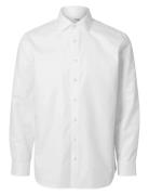 Slhreg-Ethan Shirt Ls Spread Noos Tops Shirts Business White Selected