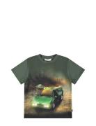 Riley Tops T-shirts Short-sleeved Khaki Green Molo