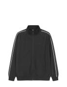 Pique Sport Track Top Tops Sweat-shirts & Hoodies Sweat-shirts Black M...