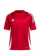 Tiro24 Jsyy Sport T-shirts Short-sleeved Red Adidas Performance