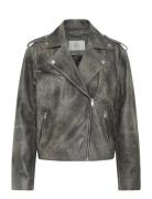 Gznaomi Vintage Jacket Noos Nahkatakki Grey Gestuz