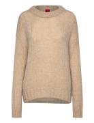 Sloos Tops Knitwear Jumpers Beige HUGO