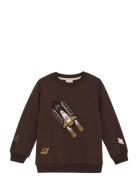 Sweatshirt Ls Tops Sweat-shirts & Hoodies Sweat-shirts Black Minymo