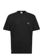 Puma Class Relaxed Pinnacle Tee Tops T-shirts Short-sleeved Black PUMA
