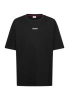 Short Sleeves Tee-Shirt Tops T-shirts Short-sleeved Black Hugo Kids