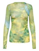 Calgary Tops T-shirts & Tops Long-sleeved Green Desigual