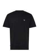 Cove T-Shirt Tops T-shirts Short-sleeved Black Makia