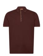Mmgharvey Polo Ss Tee Tops Polos Short-sleeved Brown Mos Mosh Gallery