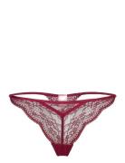 Isabelle Thong Stringit Alusvaatteet Burgundy Hunkemöller