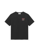 Wwgary Tee Sphere 25222 Tops T-shirts Short-sleeved Black WOOD WOOD