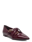 Woms Ballerina Ballerinat Burgundy Tamaris