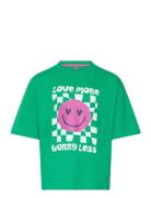 Tnpraise Os S_S Tee Tops T-shirts Short-sleeved Green The New