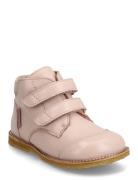 Shoes - Flat - With Velcro Bootsit Nauhalliset Saapikkaat Pink ANGULUS