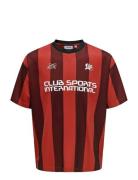 Onsdeclan Loose Ss Tee Tops T-shirts Short-sleeved Red ONLY & SONS