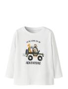 Nmmvux Ls Top Tops T-shirts Long-sleeved T-shirts White Name It