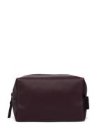 Wash Bag Small W3 Toilettilaukut Burgundy Rains