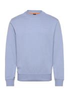 Wesmallcrew Tops Sweat-shirts & Hoodies Sweat-shirts Blue BOSS