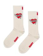 Mother's Day Sock Lingerie Socks Regular Socks White Happy Socks