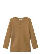 Nmnnoel Neb Wool Ls Slim Top Lil Tops T-shirts Long-sleeved T-shirts B...