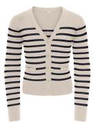Kogamy Life Ls Button Vneck Card Cp Knt Tops Knitwear Cardigans Beige ...