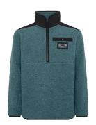 Exa Kids Half Z Tops Sweat-shirts & Hoodies Sweat-shirts Blue Didrikso...