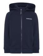 Siljan Kids Fz Tops Sweat-shirts & Hoodies Hoodies Navy Didriksons