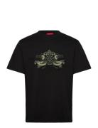 Denrith Tops T-shirts Short-sleeved Black HUGO
