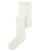 Nmmwakma Wo/Bl Structure Pantyhose Sukkahousut Cream Name It