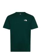 M Ss Simple Dome Tee Sport T-shirts Short-sleeved Green The North Face