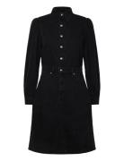 Long Sleeve Dress Polvipituinen Mekko Black Lee Jeans
