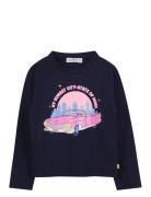 T-Shirt Tops T-shirts Long-sleeved T-shirts Navy Billieblush