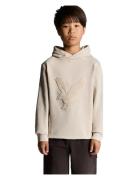 Towelling Eagle Pullover Hoodie Tops Sweat-shirts & Hoodies Hoodies Be...