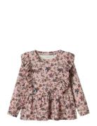 Nmfnaline Ls Top Tops T-shirts Long-sleeved T-shirts Pink Name It